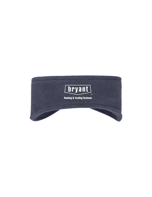 Navy Stretch Fleece Headband w/Bryant H&C Systems Logo