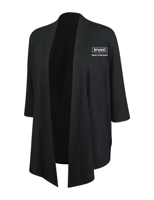 Black Womens Concept Shrug w/Bryant H&C Systems Logo