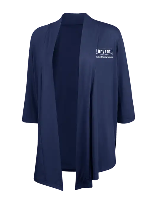 Dress Navy Blue Womens Concept Shrug w/Bryant H&C Systems Logo
