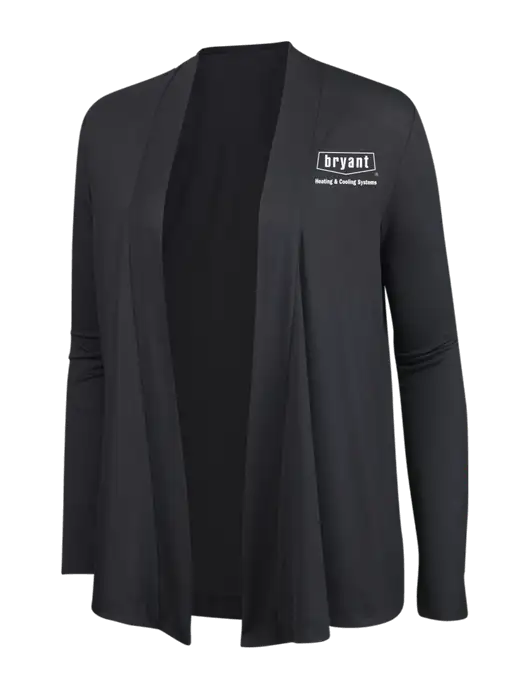 Smoke Grey Womens Concept Cardigan w/Bryant H&C Systems Logo