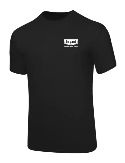 Core Blend Black T-Shirt w/Bryant H&C Systems Logo