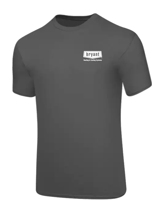 Core Blend Medium Grey T-Shirt w/Bryant H&C Systems Logo