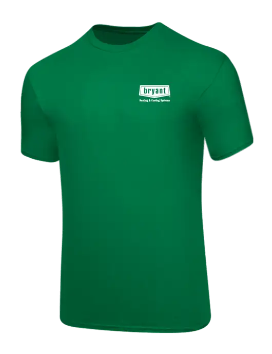 Core Blend Kelly Green T-Shirt w/Bryant H&C Systems Logo