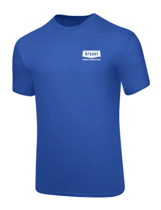 Core Blend Royal Blue T-Shirt w/Bryant H&C Systems Logo