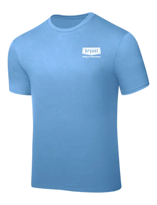 Carolina Blue PosiCharge Competitor Tee w/Bryant H&C Systems Logo