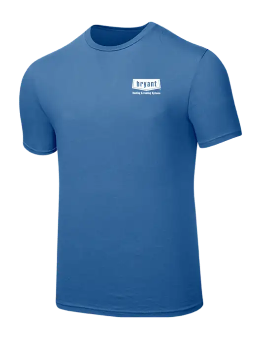 Seriously Soft Light Navy T-Shirt w/Bryant H&C Systems Logo