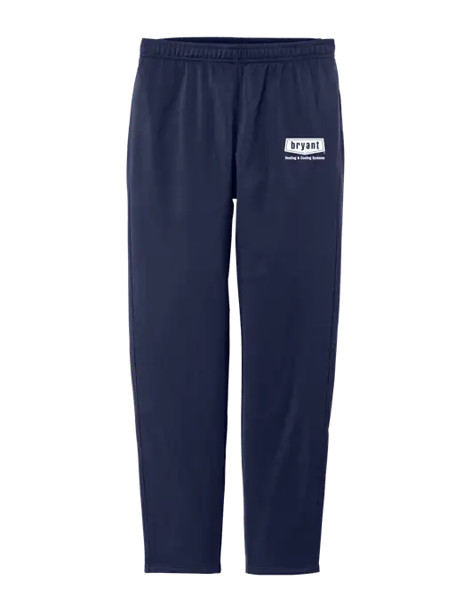 Womens Tricot Navy Track Jogger w/Bryant H&C Systems Logo