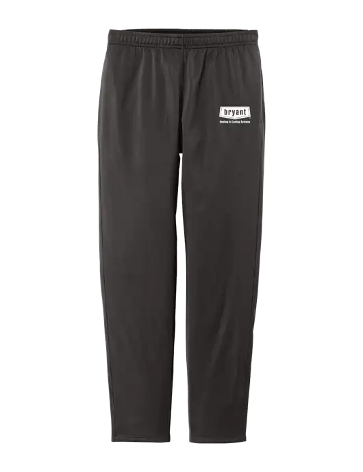Womens Tricot Very Dark Grey Track Jogger w/Bryant H&C Systems Logo