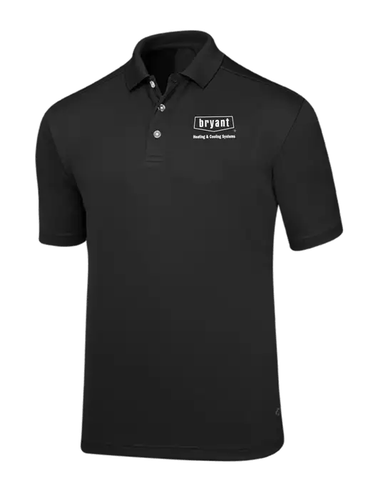 Callaway Core Black Performance Polo w/Bryant H&C Systems Logo