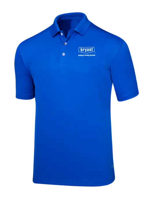 Callaway Core Royal Blue Performance Polo w/Bryant H&C Systems Logo