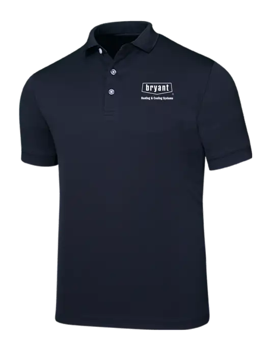 Callaway Ottoman Navy Polo w/Bryant H&C Systems Logo