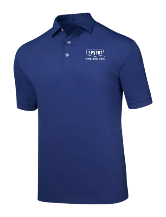 Callaway Navy Fashion Tonal Polo w/Bryant H&C Systems Logo