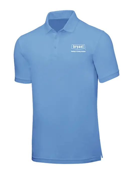 Carolina Blue Core Classic Pique w/Bryant H&C Systems Logo