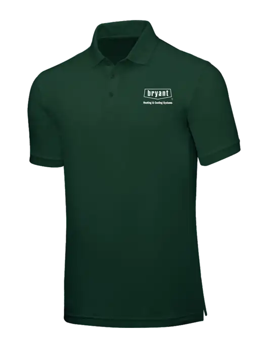 Dark Green Core Classic Pique w/Bryant H&C Systems Logo