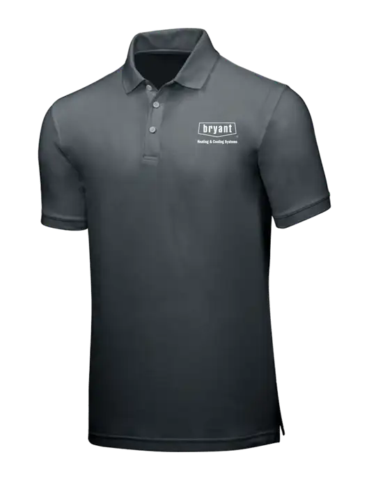 Dark Grey Core Classic Pique w/Bryant H&C Systems Logo