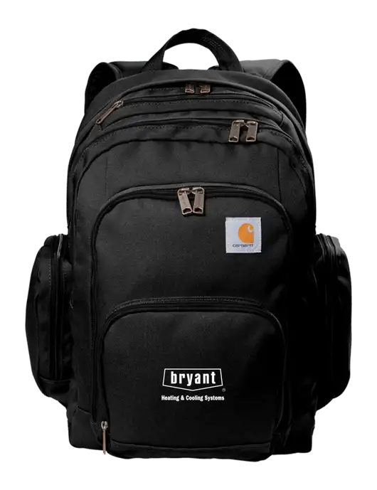 Carhartt Black Foundry Series Pro Backpack w/Bryant H&C Systems Logo