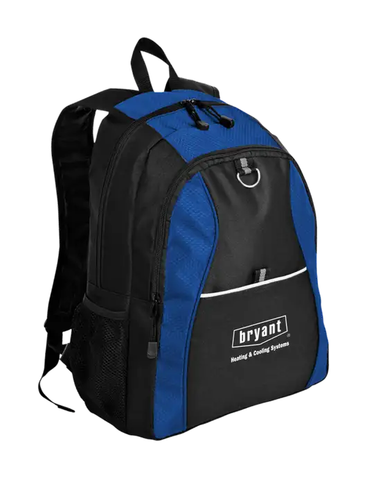 Honeycomb Twilight Blue/Black Backpack w/Bryant H&C Systems Logo