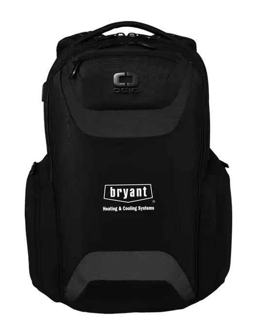 OGIO Black Charcoal Connected Pack w/Bryant H&C Systems Logo