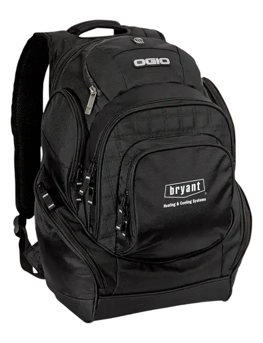 OGIO Black Mastermind Pack w/Bryant H&C Systems Logo