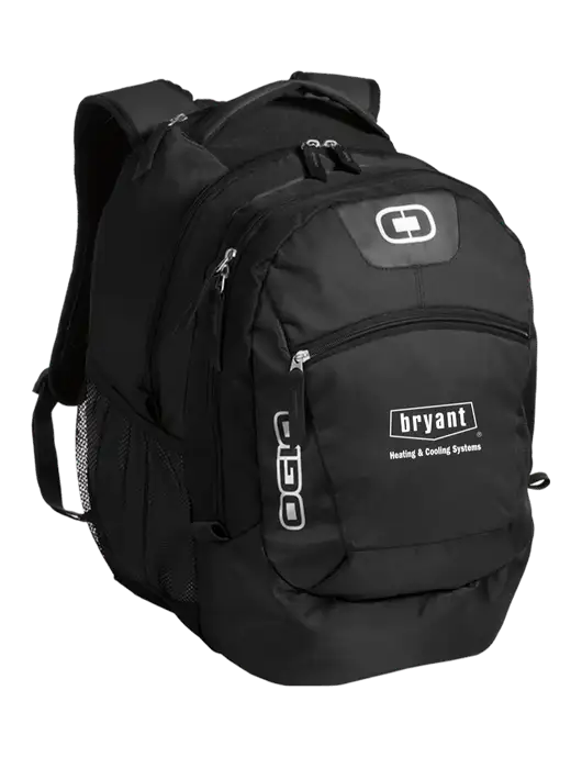 OGIO Black Rogue Pack
 w/Bryant H&C Systems Logo