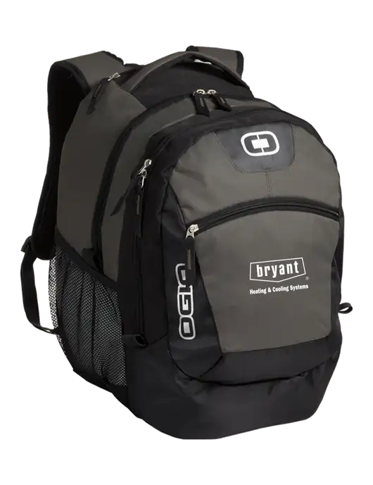 OGIO Grey Rogue Pack
 w/Bryant H&C Systems Logo