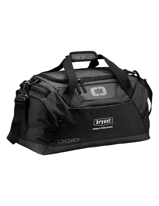 OGIO Black Catalyst Duffle
 w/Bryant H&C Systems Logo