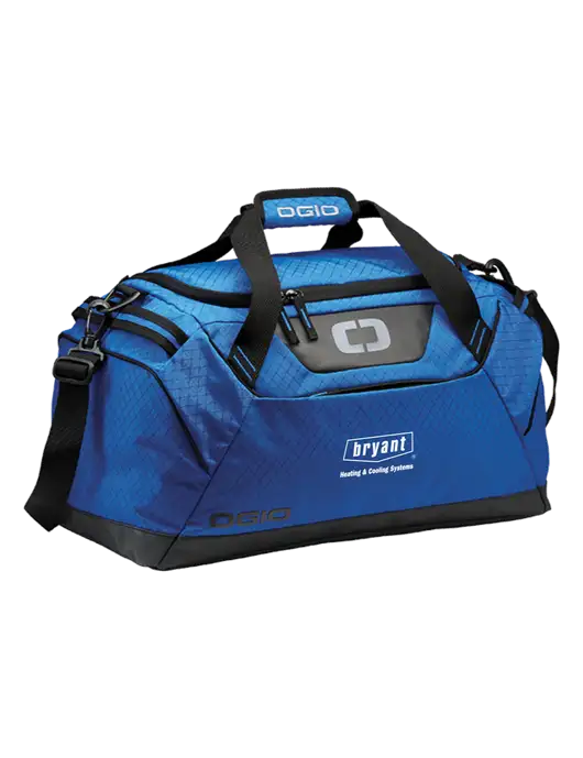 OGIO Royal Blue Catalyst Duffle
 w/Bryant H&C Systems Logo